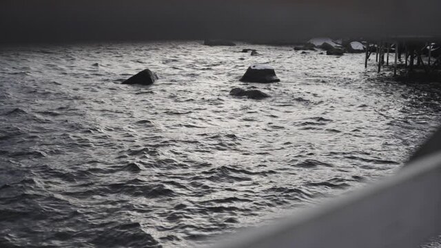 Ocean shinning in early morning