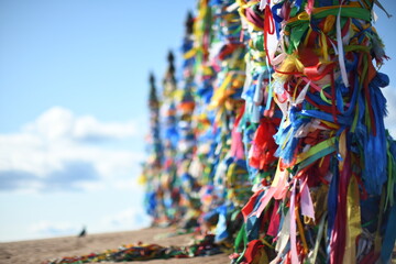 Sacred places on Lake Baikal. Pillars of Desire.