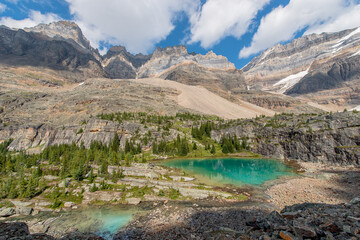 THE BEAUTIFULS LAKES IN WEST OF CANADA, ROCKIES MOUNTAINS