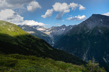 Hiking mount Ankogel in austrian Hohe Tauern