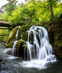 Bigar Waterfall world famous attraction in Romania