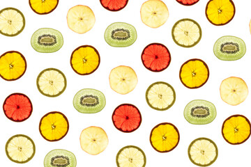 Fruits slices pattern