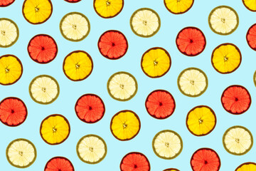 Citrus slices pattern
