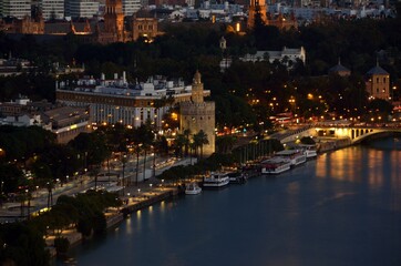 Obraz premium Noche en Sevilla