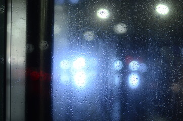 rain on the window