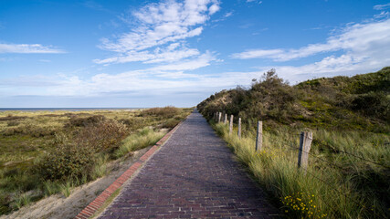 Borkum Panorama, Weg zum Strand