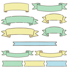 手描きリボンフレーム