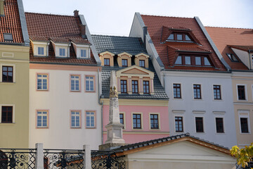 Fototapeta na wymiar Häuser in Zgorzelec, Polen