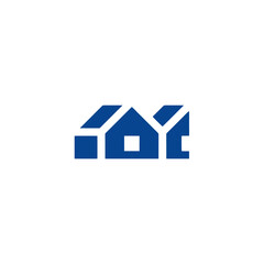 House real estate illustration for logo company. a modern vector design