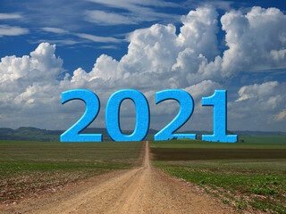 2021 road sky clouds rural 