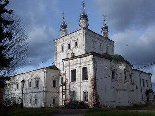 Fototapeta na wymiar Russia, Pereslavl-Zalessky, Russia, Goritsky monastery, all saints Church