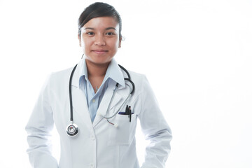 Fototapeta premium A professional asian female doctor