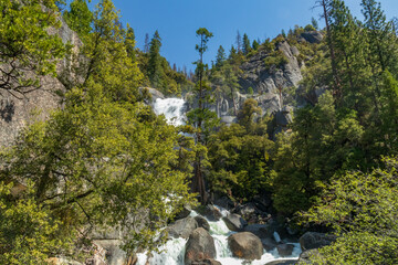 Fototapeta na wymiar Cascade Creek, Yosemite National Park, California, USA 