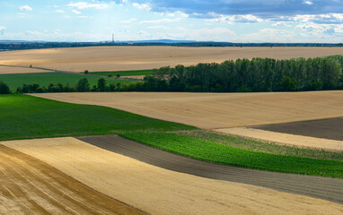 landscape of South Moravia, Czechia