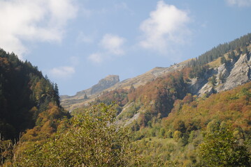 himmel über alpen