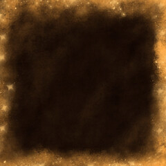 Christmas dark background with golden lights.