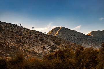 Evening light, Southern Sierra