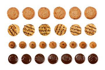 Sweet braided puff pastry isolated or pate feuilletee