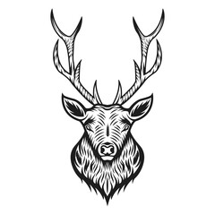 Vintage Deer Head