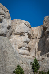 The Bust of Theodore Roosevelt at Mount Rushmore National Monument