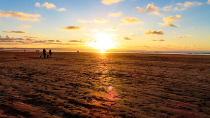 Sunset at Saunton Sands Devon, United Kingdom