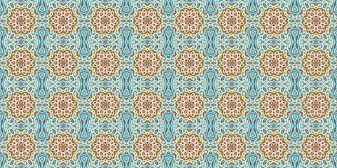 Digital bright blue background. Festive colorful texture