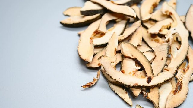 side angle pan view ZhiQiao or Aurantii Fructus or Submature Bitter Orange