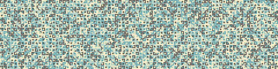 Abstract Geometric Pattern generative computational art illustration