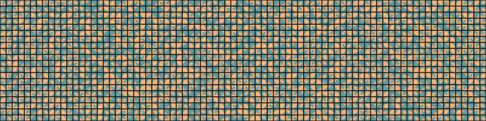 Abstract Geometric Pattern generative computational art illustration