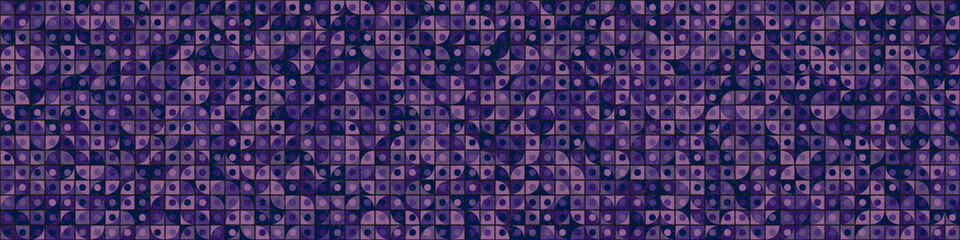 Abstract Geometric Pattern generative computational art illustration