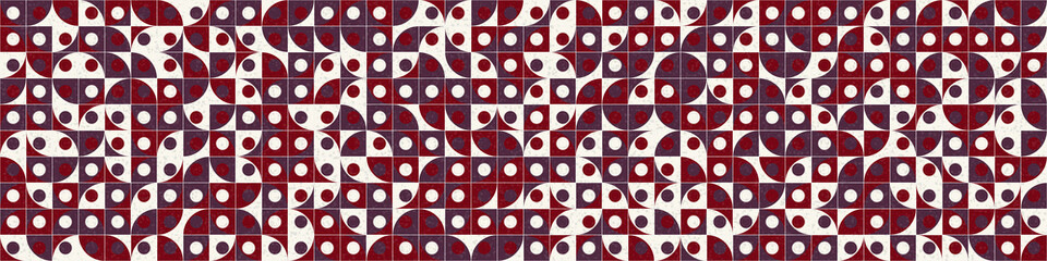 Abstract Geometric Pattern generative computational art illustration