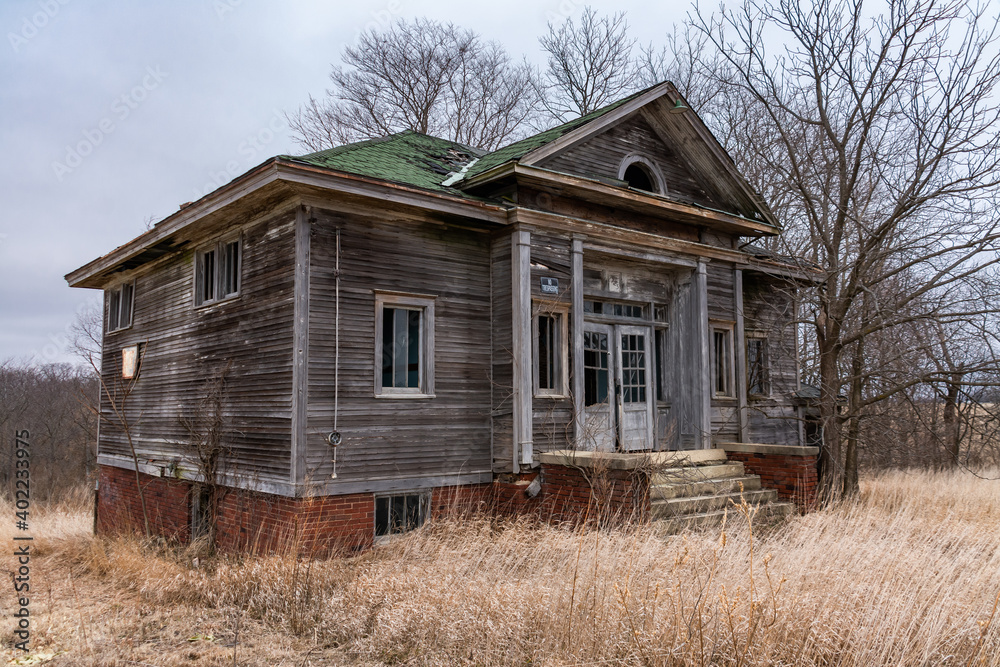 Wall mural Abandoned Schoolhouse