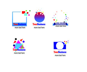 Five sets of template choices for your business logo