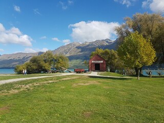 Obraz premium house on the lake