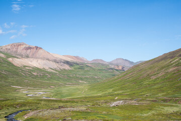 The Valley of Breidavik in Iceland