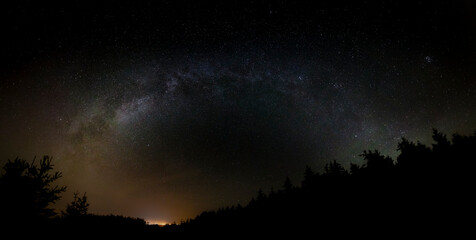 Milky way galaxy in Prince Edward Island National Par