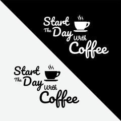 Typography vector graphic of coffee typography, coffee template, perfect for coffee shop, coffee company, coffee warehouse, shop templates, cafe typography, etc