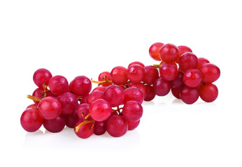 Grape red isolated on white background.