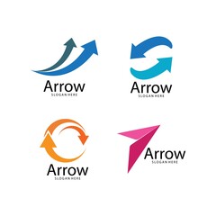 Fototapeta na wymiar Arrow illustration logo