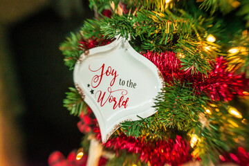 Joy To The World Christmas Ornament 