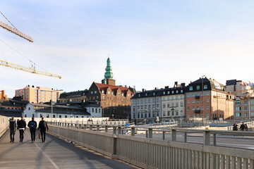 Beautiful architecture in Stockholm, Sweden