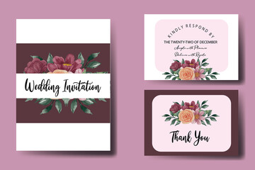 Floral Watercolor Wedding invitation; flowers, leaves, watercolor, isolated on white. Sketched wreath, floral and herbs garland with green, greenery color. Hand drawn Vector Watercolor