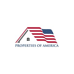Real Estate Logo, property of america