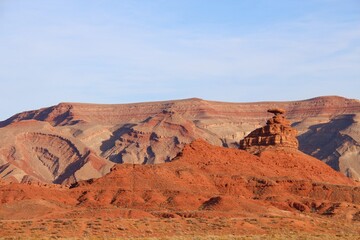Mexican hat hoodoos. 
