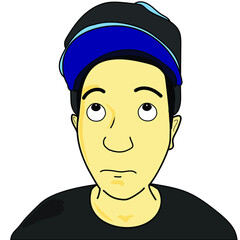 Boys Look Up Cartoon