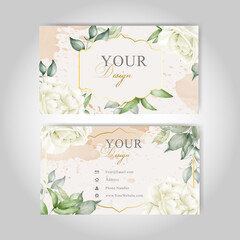 Floral business cards Template