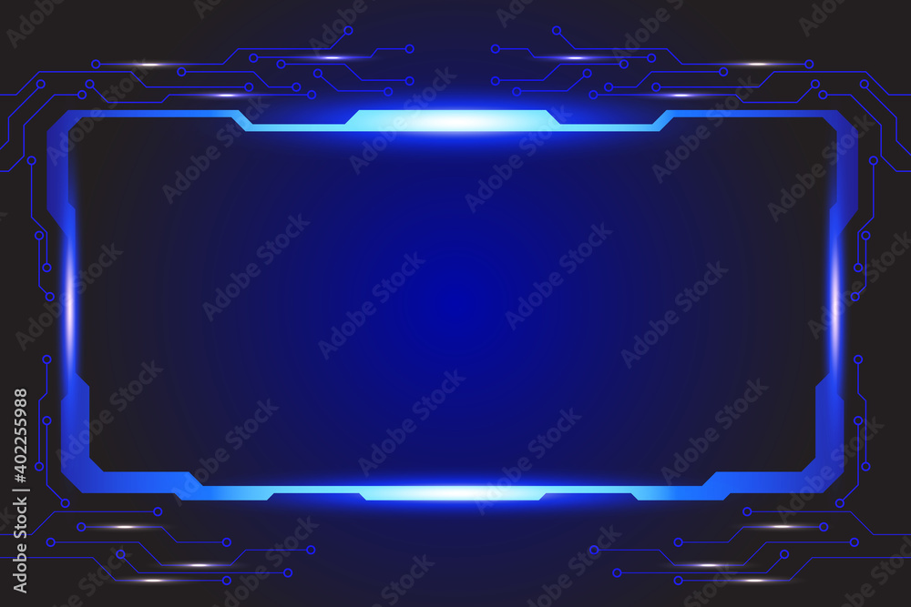 Poster Screen Display Panel HUD UI Futuristic Interface Scifi Technology System