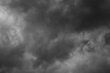 dramatic sky and dark clouds