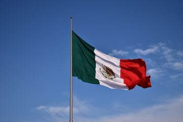 Naklejka na ściany i meble Bandera de México
