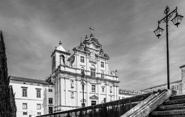 New Cathedral of Coimbra or the Cathedral of the Holy name of Jesus in Coimbra, Portugal